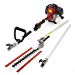 Trueshopping Tagliasiepi Tagliaerba a scoppio con asta telescopica