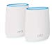NETGEAR Orbi Wifi Mesh, 1 router e 1 ripetitore, fino a 250 mq per case su 1 o 2 piani, Compatibile Alexa