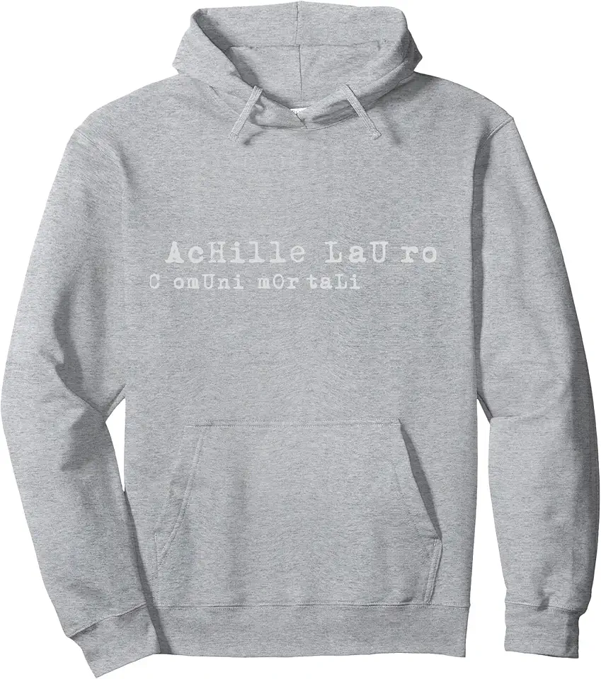 Achille Lauro Comuni Mortali Felpa con Cappuccio