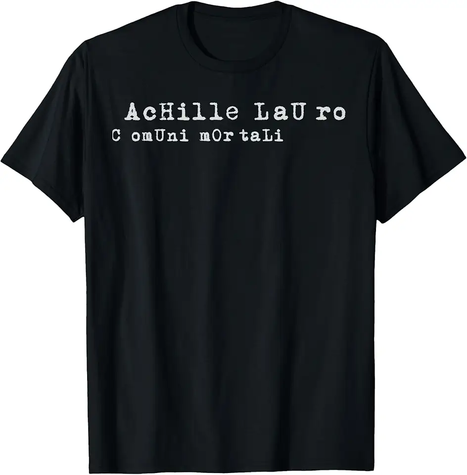 Achille Lauro Merchandising - Maglietta Album Comuni Mortali