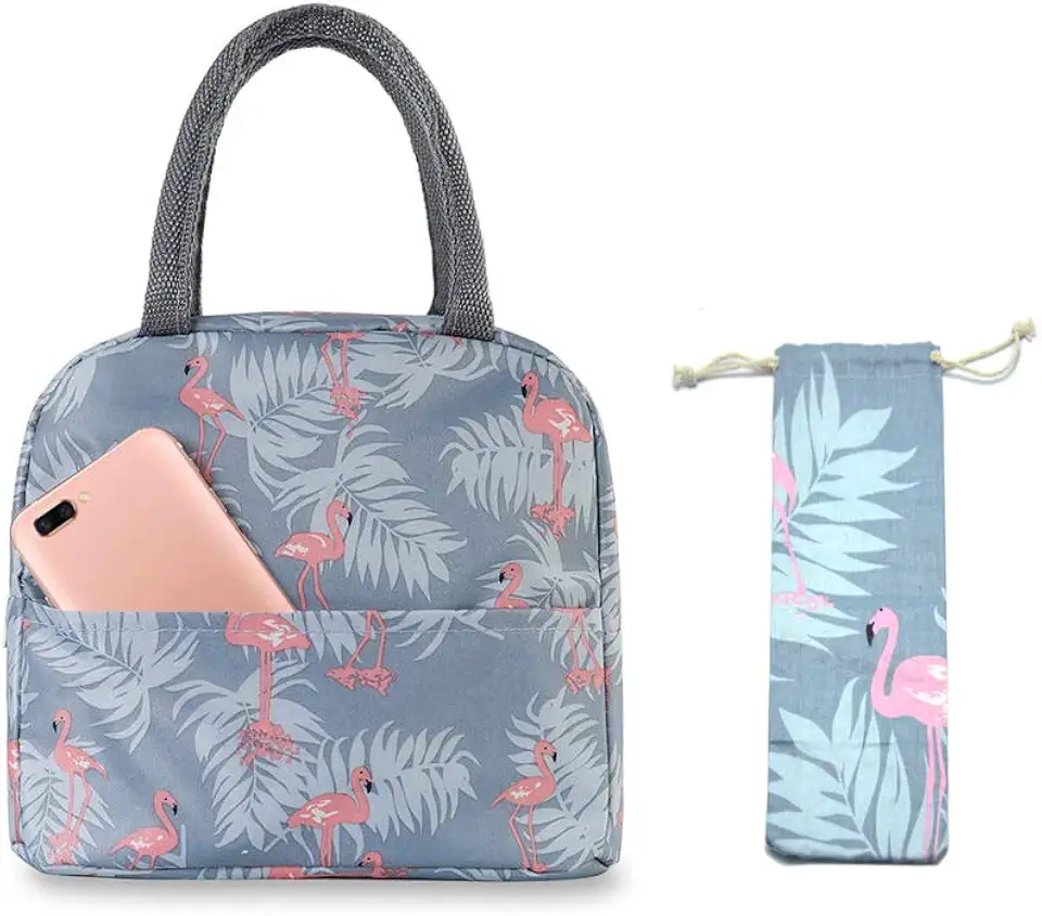 Binoster Borsa termica per pranzo, ufficio, pranzo, borsa per pranzo, fresca, borsa da trasporto, per pranzo, picnic, impermeabile, isolata per donna, uomo, scuola e ufficio, per bambini