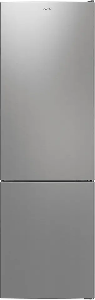 Candy CCT3L517ES, Frigorifero Combi, 55 cm, Altezza 1,77 m, 260 l, Low Frost, Funzione SuperCool, Cassetto Verdure, Controllo elettronico interno, LED, Porte Reversibili, 39 dB, Silver