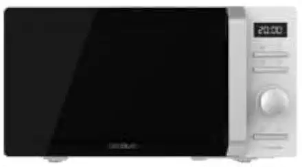 Cecotec Forno a Microonde Proclean 5010 Inverter White. 700W, Capacità 19 Litri, 5 Livelli di Potenza, Piatto Girevole da 245 mm, Timer 30 Min, 8 Programmi e Avvisatore Acustico