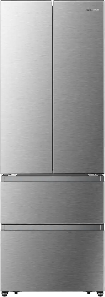 Hisense RF632N4BCE Frigorifero French Door, 485 Litri, Ridotta Profondità 70 Cm, Inox, Total No Frost, Classe Energetica E