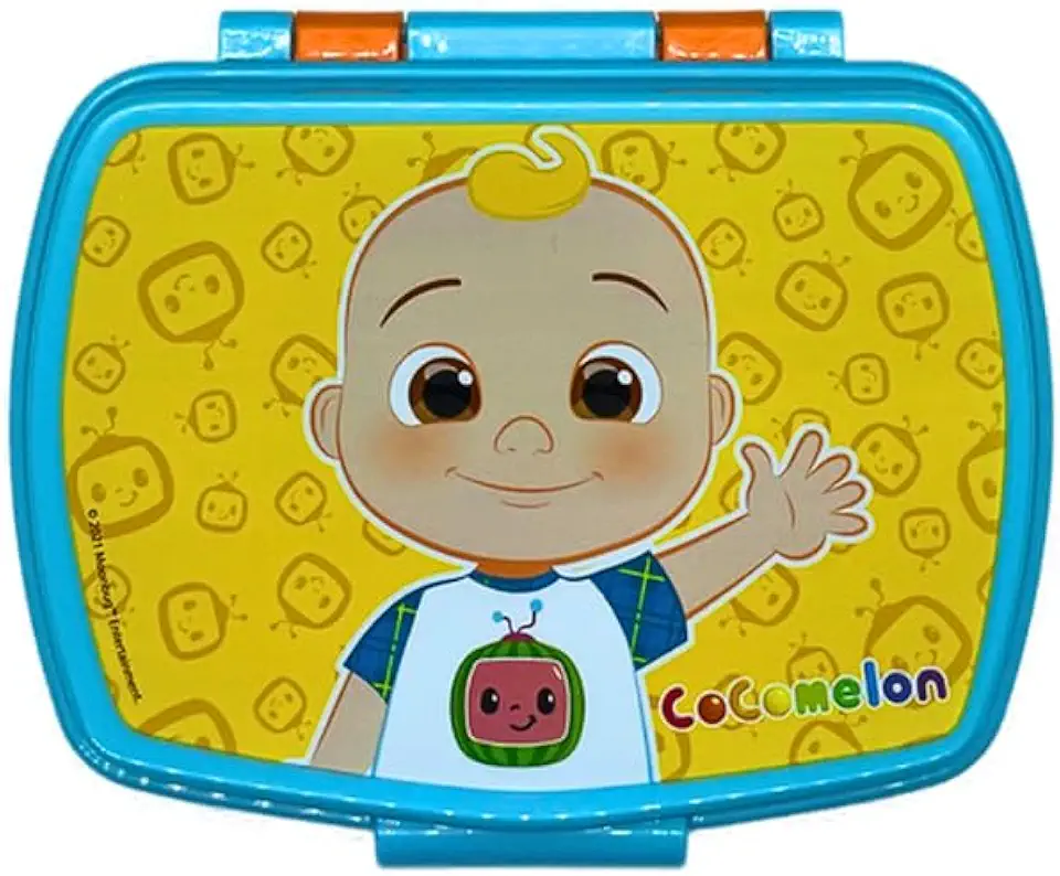 ILS I LOVE SHOPPING Contenitore Portapranzo Porta merenda Scatola Sandwich Box per Bambini (COCOMELON)