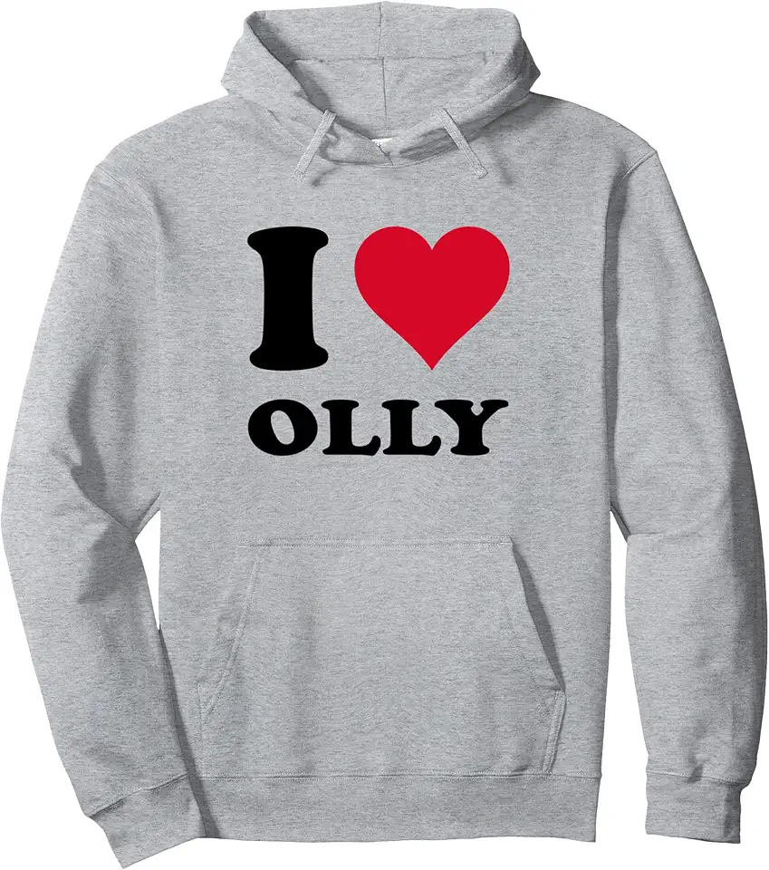 Love Stories I Heart Olly Amo Olly Felpa con Cappuccio