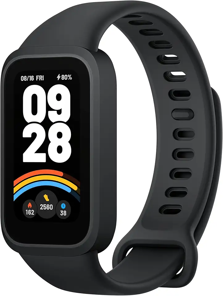 Xiaomi Smart Band 9 Active, Schermo TFT 1.47", Monitoraggio Salute: SpO2, Frequenza Cardiaca, Sonno e Stress, 50 modalità sportive, Resistenza Acqua 5 ATM, Durata Batteria 18 giorni, Nero