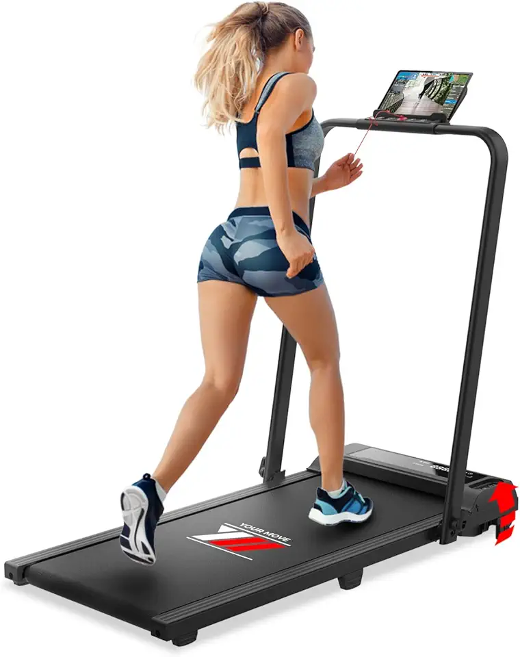 YM Tapis Roulant Elettrico Pieghevole 12 km/h, MARCHIO ITALIANO, Inclinazione, Salvaspazio, Tappeto Corsa MAXI, Telaio rinforzato, Display, Supporto Tablet, ASSISTENZA e GARANZIA ITALIA Your Move