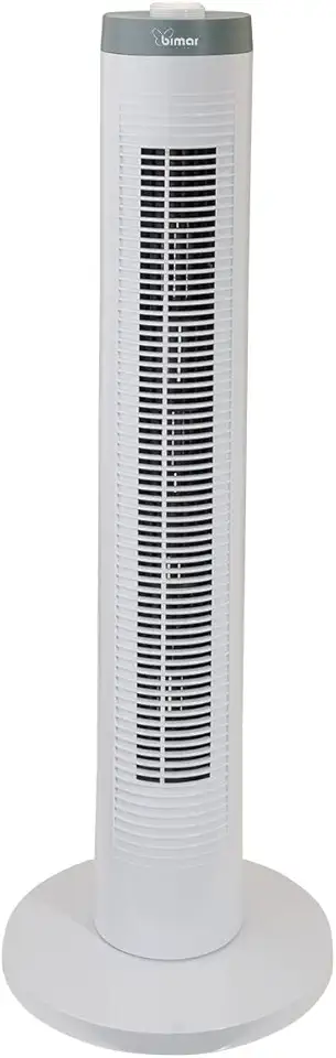 bimar VC77 Ventilatore a Colonna 80 cm con Timer. Ventilatore a Torre 3 Velocità, Inclinazione Regolabile, Oscillazione Automatica Destra e Sinistra, Motore 45W