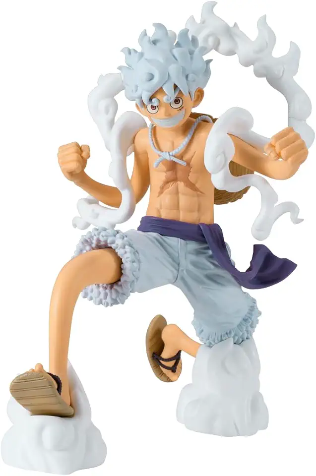 Banpresto Figurina d'azione Monkey D. Luffy Gear5 One Piece, Grandista 21 cm, BP28693P Multicolore, statuetta da collezione, ideale per i fan degli anime