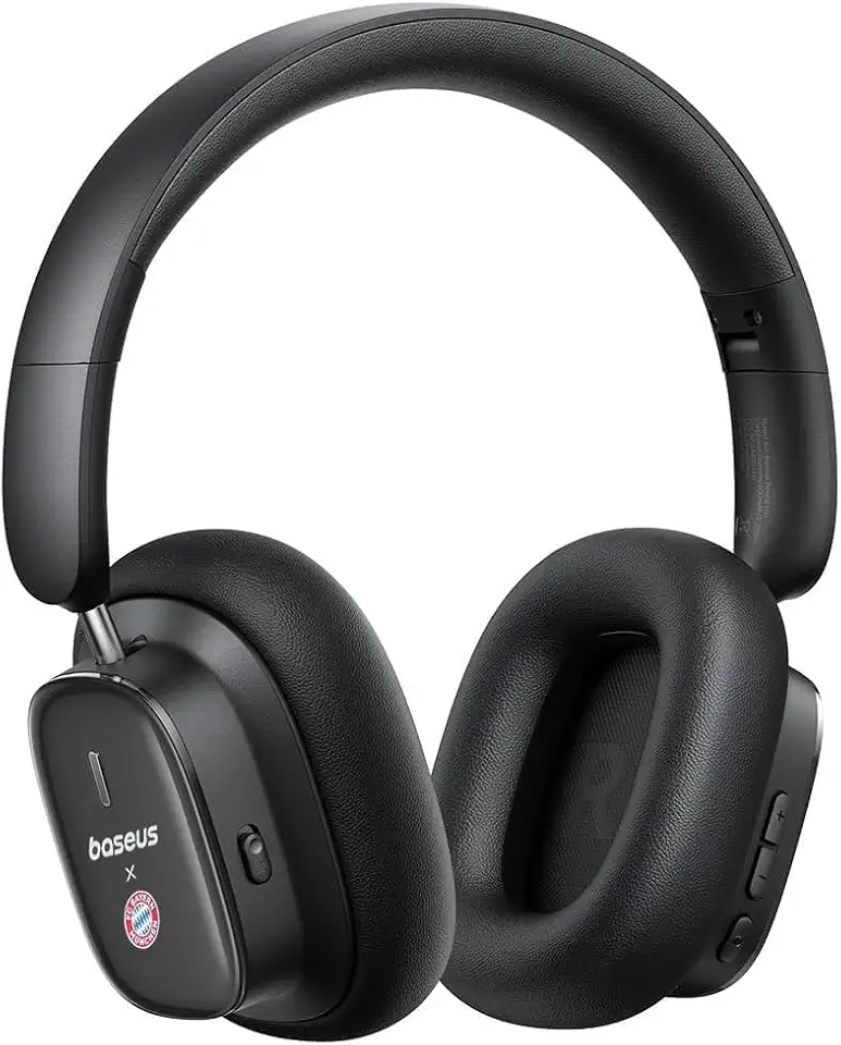 Baseus H1i - Cuffie per cancellazione del rumore attivo con batteria da 100 ore, LHDC Hi-Res Sound, riduce il rumore fino al 95%, suono della stanza, microfono ENC, bassa latenza 0,038s