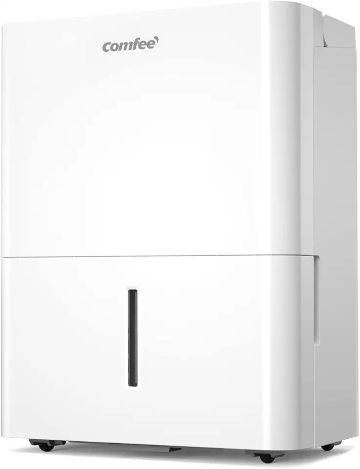 COMFEE' Deumidificatore Casa Muffa 12L/24h, Adatto fino a 20㎡, Filtro Lavabile, Ruote Piroettanti, R290, MDDN-12DEN7