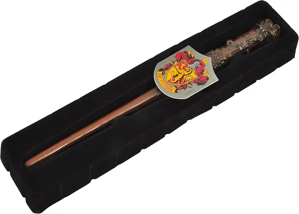 Ciao- Bacchetta Harry Potter (30cm) con Stemma Gryffindor in Scatola Clip, Colore Marrone, 20192