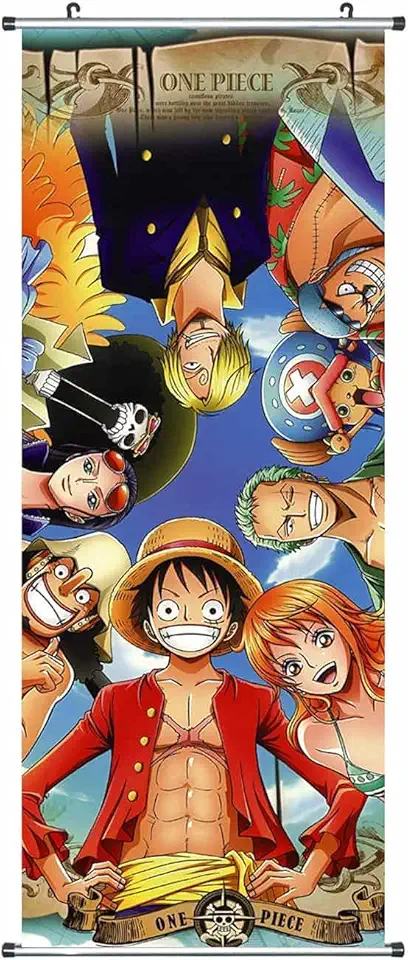 CosplayStudio Poster grande One Piece in tessuto, 100 x 40 cm, motivo: il cappello di paglia