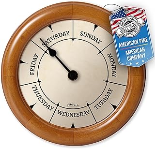 DayClocks Pine day of the week