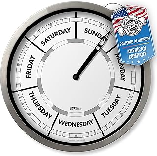 DayClocks alluminio 25 cm