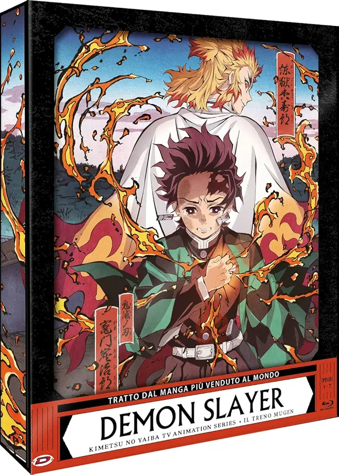 Demon Slayer, Limited Edition Box #03 Il Treno Mugen, Eps 01-07, 2 Blu-Ray