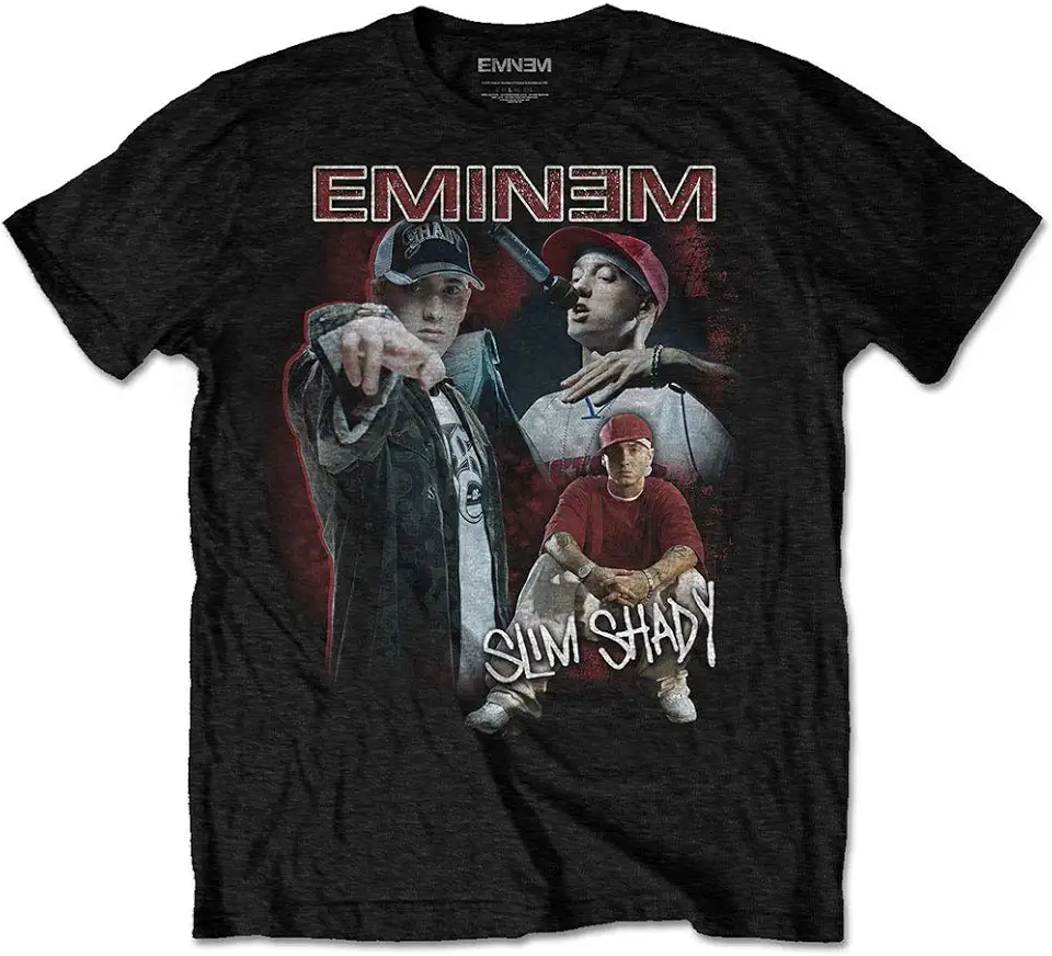 Eminem ROCKOFF Emts20mb02 T-Shirt, Multicolore, M Unisex-Adulto