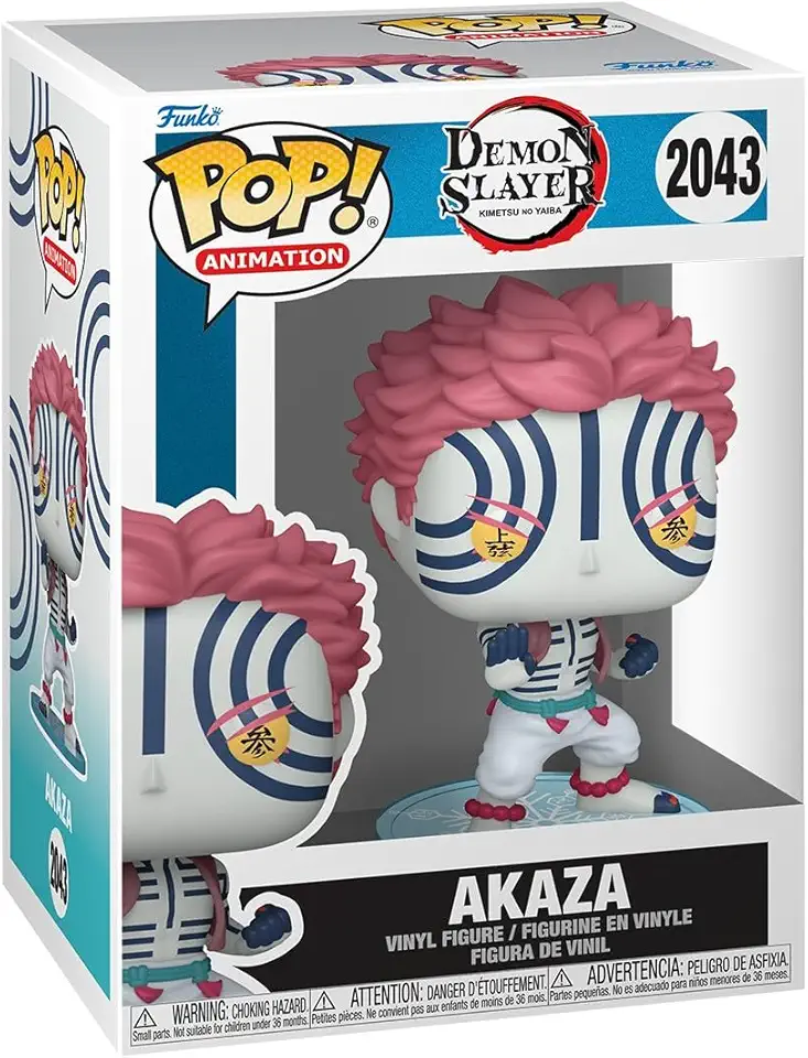 Funko Pop! Animation: Demon Slayer - Akaza- Figura in Vinile da Collezione - Idea Regalo - Merchandising Ufficiale - Giocattoli per Bambini e Adulti - Anime Fans - Figura per i Collezionisti