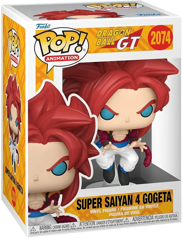 Funko Pop! Animation: Dragon Ball GT - S Gogeta - Probabilità di 1/6 per la Variante Chase - Si Illumina Al Buio - Figura in Vinile da Collezione - Idea Regalo - Merchandising Ufficiale - Anime Fans