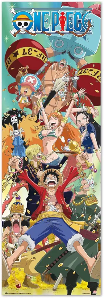 Grupo Erik: Poster da Porta One Piece Personaggi | Poster da Parete One Piece, 53x158cm, Carta Lucida | Poster da Muro, Poster Ragazzo, Poster Camera da Letto, One Piece Gadget, Poster Anime The Forest Stewardship Council