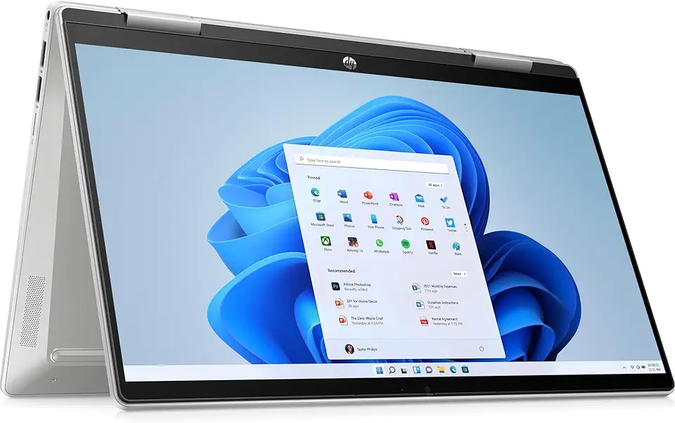 HP Pavilion x360 14-ek1002sl, Intel Core I3-1315U, RAM 8GB DDR4, SSD 256GB Pcle NVMe, Display Touch 14" IPS micro-edge FHD, Scheda Grafica UHD Intel, Audio B&O, Windows 11, Argento, Convertibile