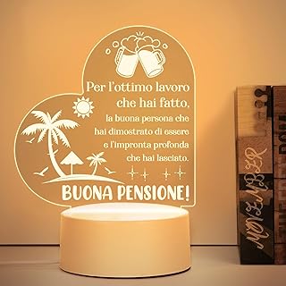Luce notturna acrilico pensione