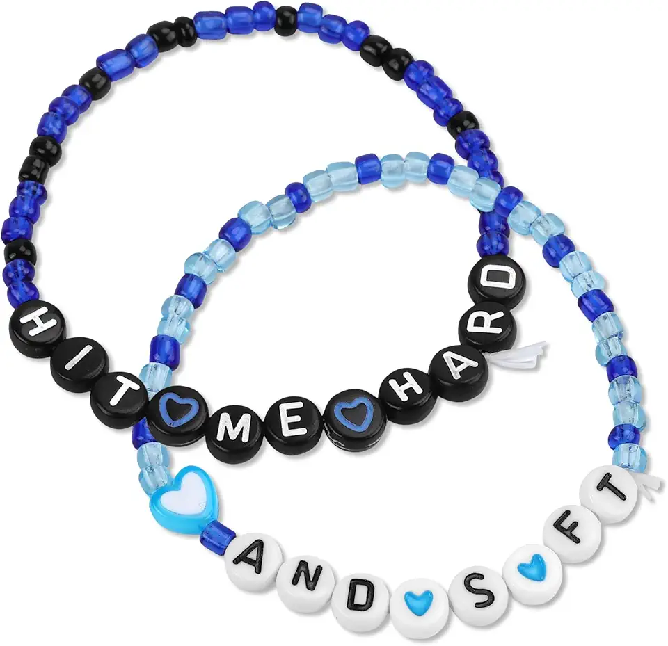 Mikovivi 2pz Braccialetto da Concerto, 17cm Braccialetti da Tour con Scatola Alla Moda Regali per Fan dei Concerti Braccialetto da Concerto Abbigliamento da Donna