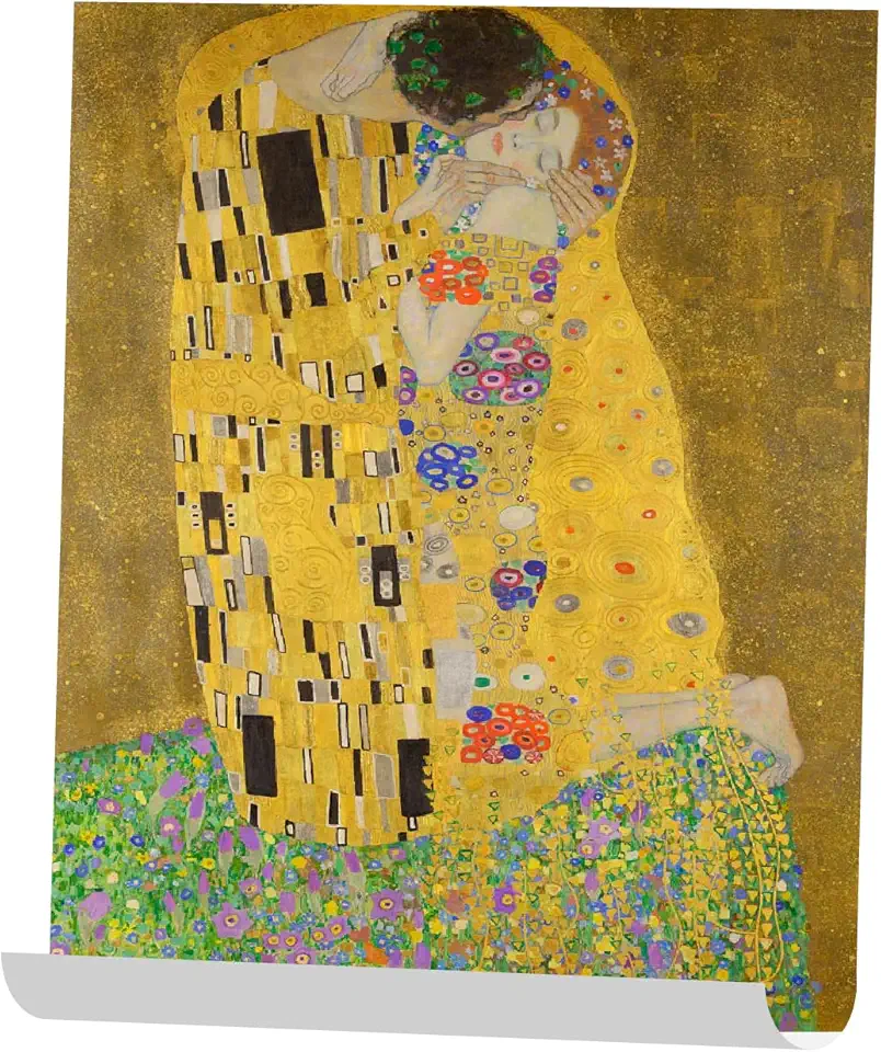 My Custom Style Poster Locandina Stampata su Carta Fotografica 200gr. #Arte-Il Bacio, Klimt#. 40x50cm