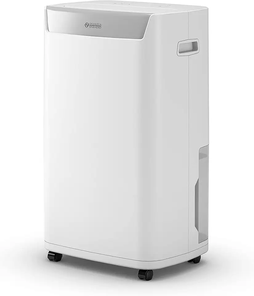Olimpia Splendid, Aquaria S1 20 P, Deumidificatore Portatile, Capacità 20 l / 24h, Ideale per Ambienti fino a 90 m³, Tripla Filtrazione dell'Aria, Tanica 5 l Estraibile, Timer 24h, Wifi Integrato