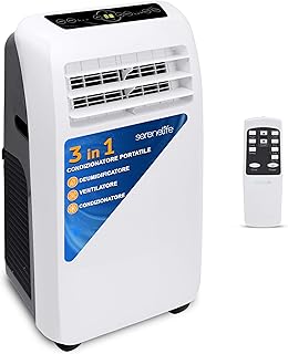 SereneLife Condizionatore Portatile 9.000 BTU