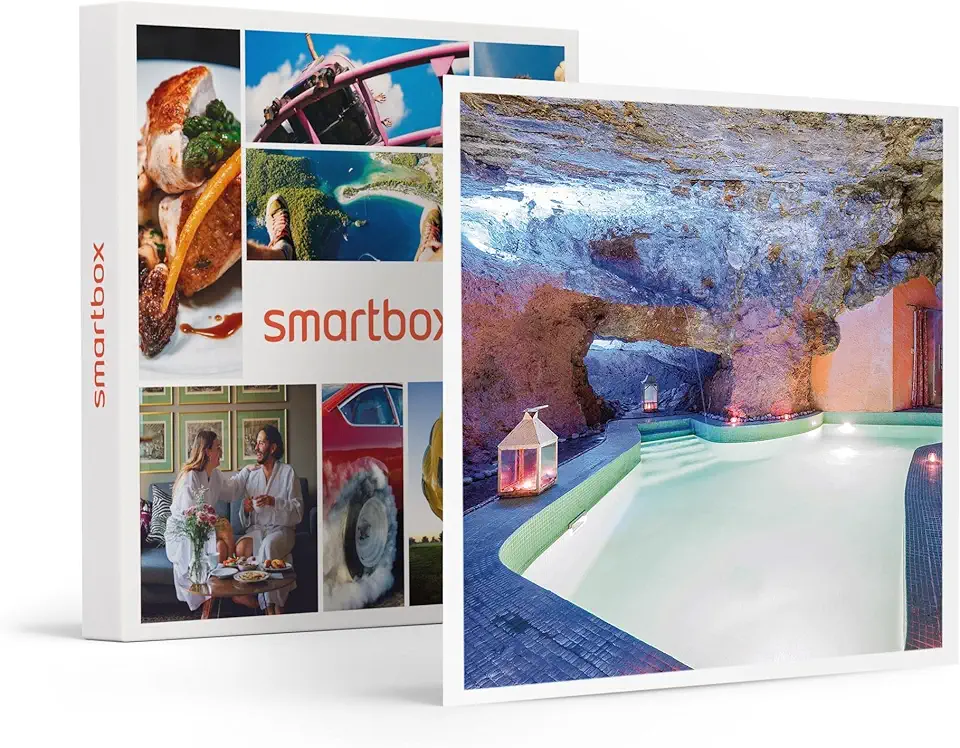 Smartbox - Cofanetto Regalo per Uomo o Donna - Romantico Relax in Spa per Due - Idee Regalo Originale - 1 Ingresso in Spa in selezionate strutture in Italia per 2 Persone