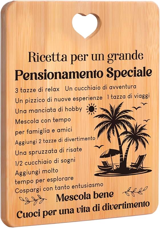 Tagliere bambù pensione