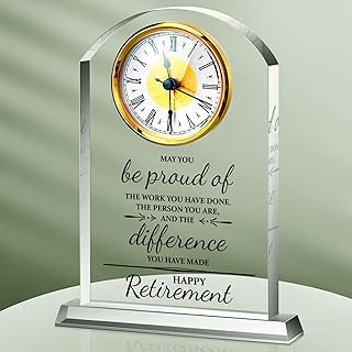 Targa orologio acrilico pensionamento