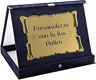 Targa personalizzata con astuccio