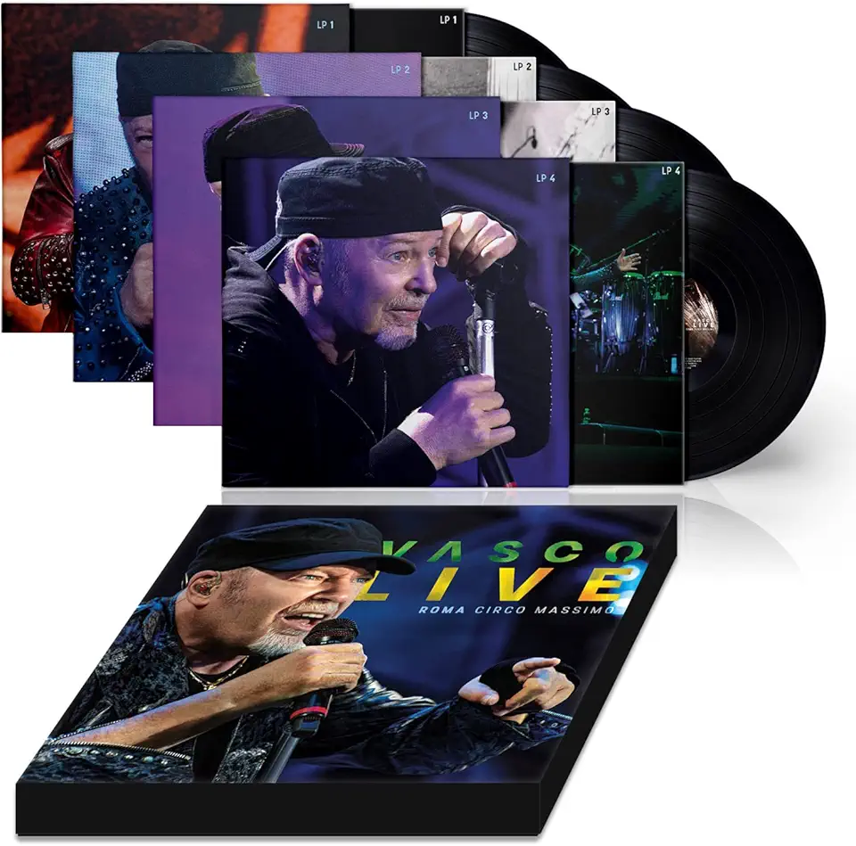 VASCO LIVE ROMA CIRCO MASSIMO (4LP SPECIAL BOX NUMERATO)