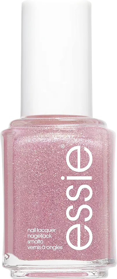 essie Original - Smalto n. 514 Birthday girl, con glitter rosa e oro, collezione Celebration, 13,5 ml