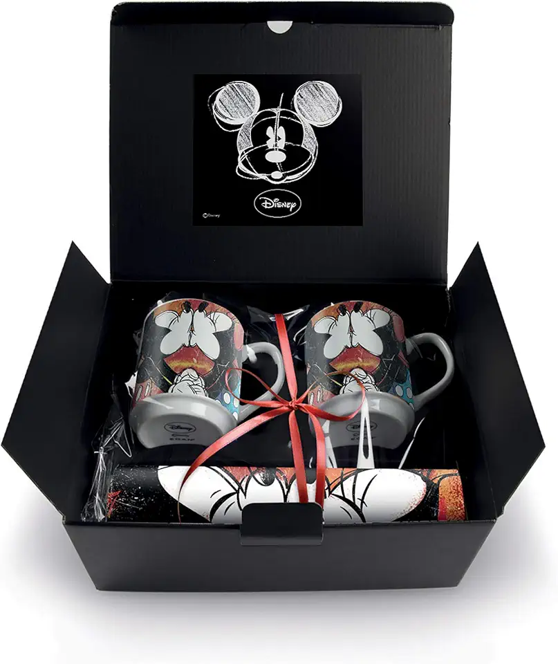 Egan Mug Set Collezione Disney Mickey Mouse Love. Oggetto Realizzato in Altro di Colore Arancione e Bianco e Multicolore. La referenza è WMSET/22