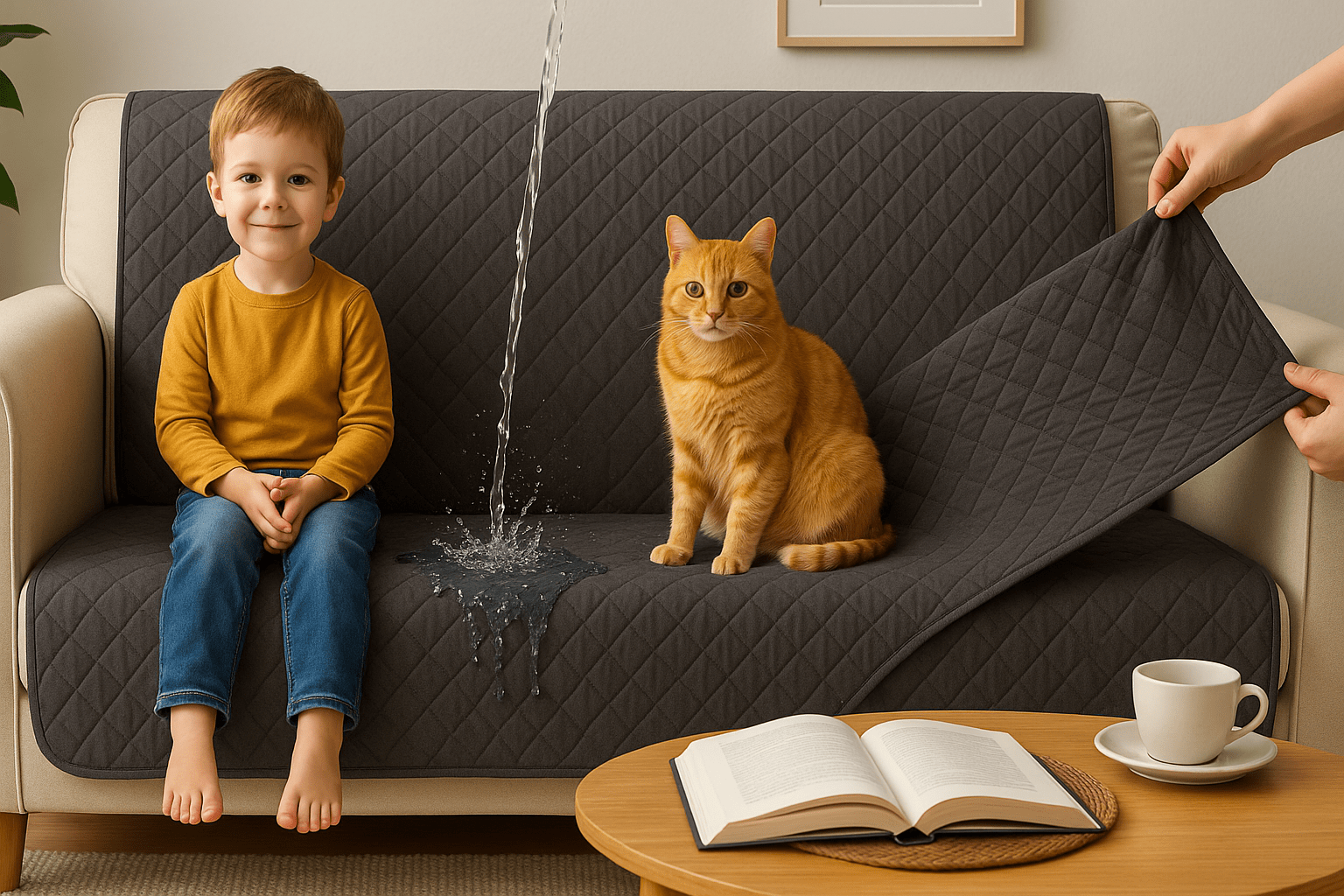 Quali sono i copridivano più resistenti: guida testata per case con bambini, gatti e divani delicati