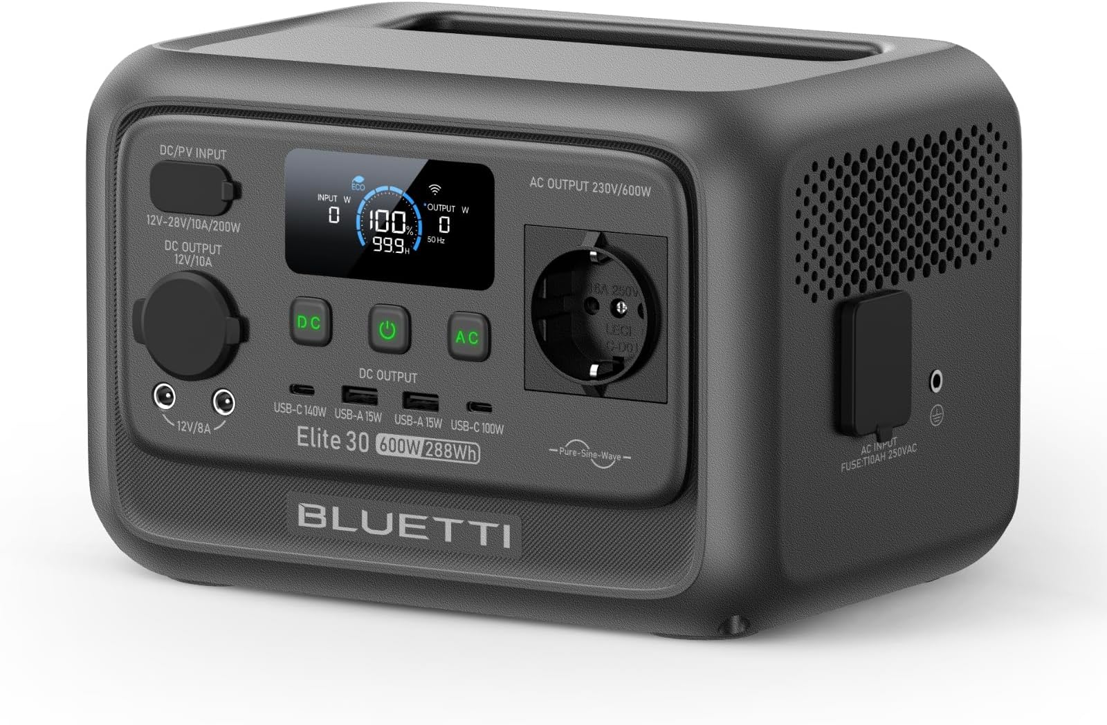 BLUETTI Elite 30 V2 288Wh 600W