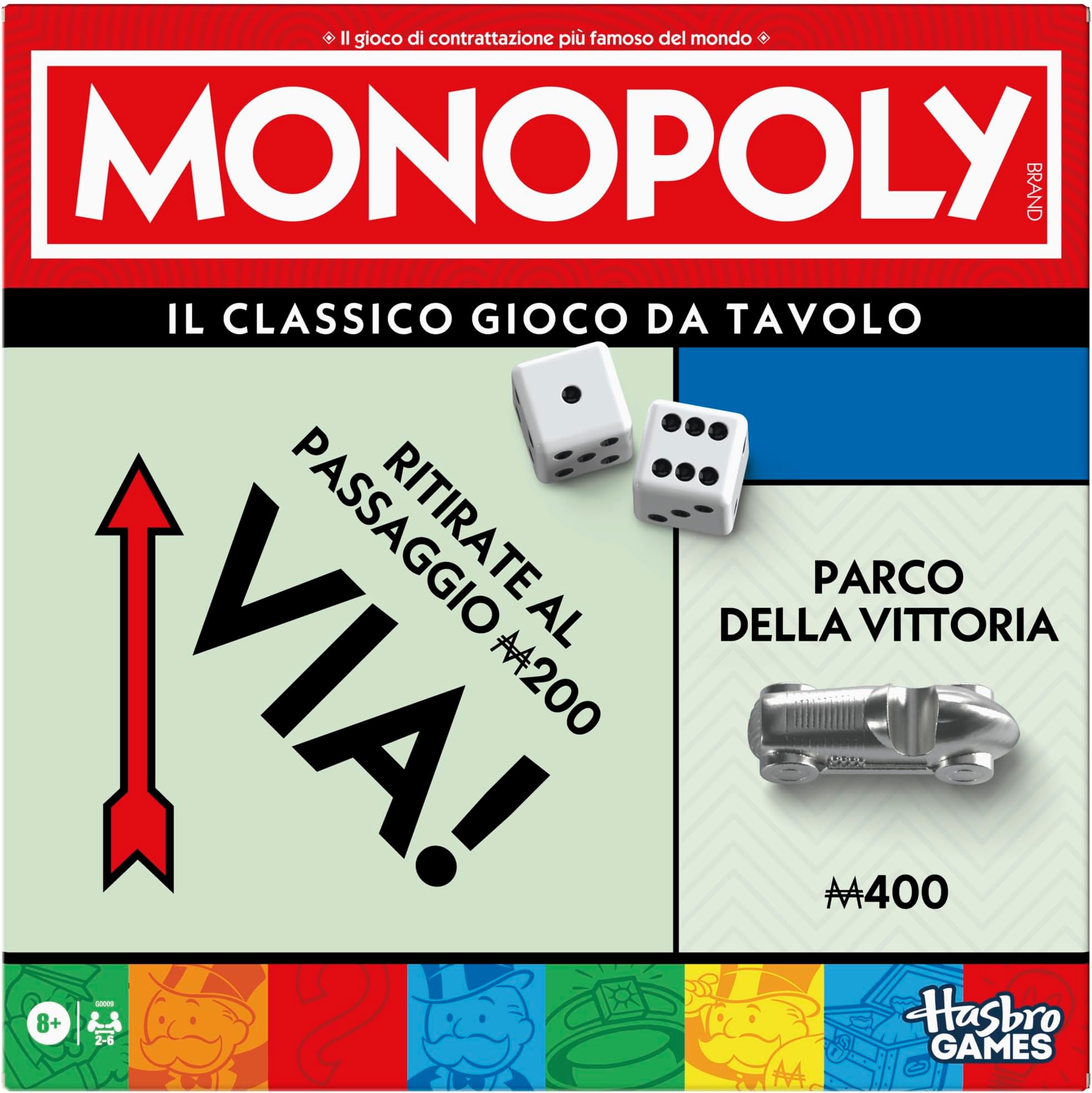 Hasbro Gaming Monopoly classico