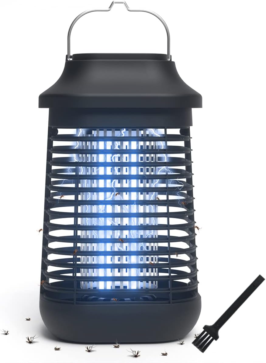 Lampada antizanzare 20W 4200V acciaio inox 148m²