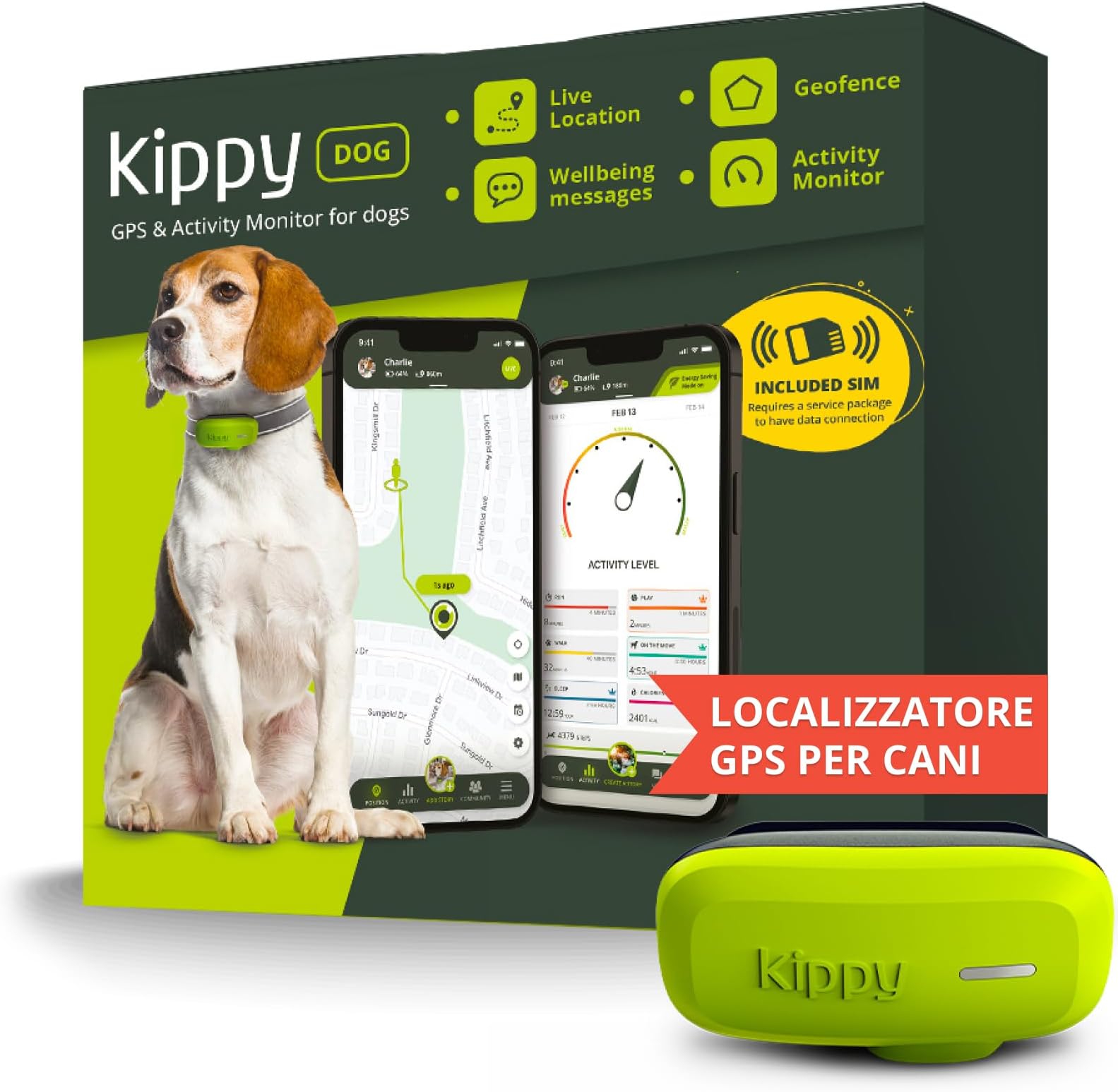 Kippy DOG GPS per cani