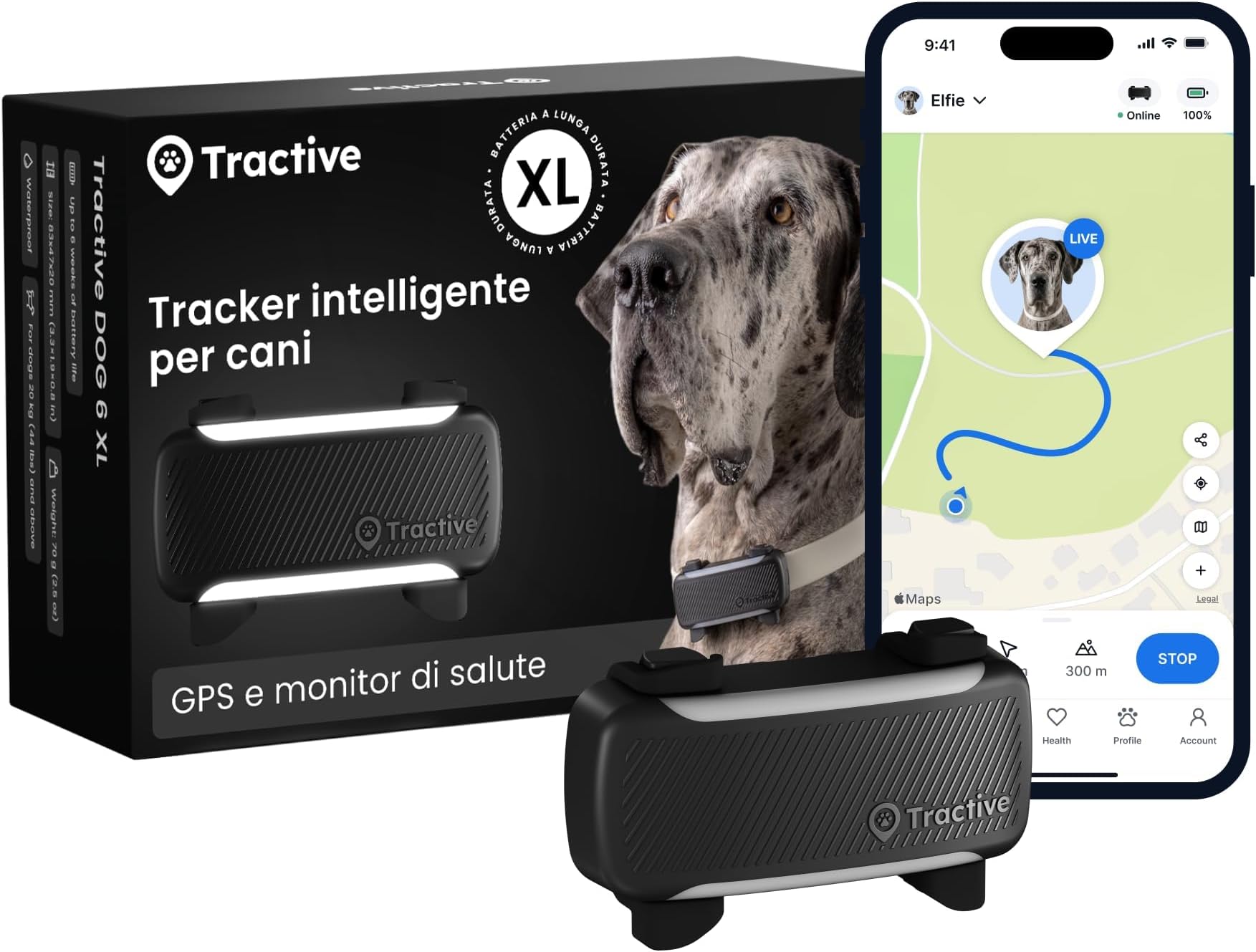 Tractive GPS Cane Intelligente XL 2026